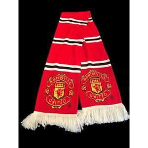 Manchester United Soccer Futbol Scarf - 58 Inches By 7 Inches